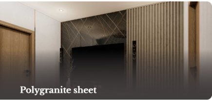 Polygranite sheet