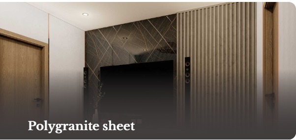 Polygranite sheet